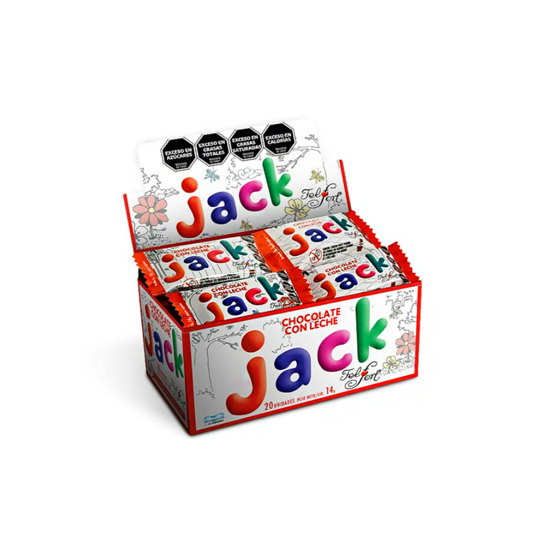 Chocolatín Jack Mafalda x 20 unidades